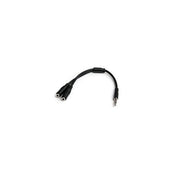 Adaptador Splitter StarTech MUYHSMFF - Conecta Audífonos con Micrófono a Laptops