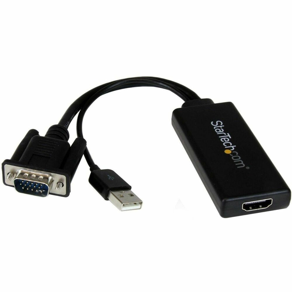 Adaptador VGA a HDMI StarTech VGA2HDU con Audio USB - Full HD 1080p