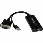 Adaptador VGA a HDMI StarTech VGA2HDU con Audio USB - Full HD 1080p