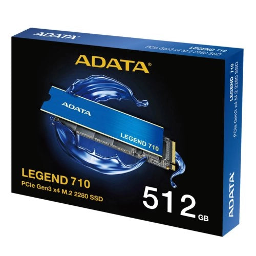 SSD ADATA LEGEND 710 512GB NVMe M.2 - Velocidad PCIe Gen3 para Creativos Exigentes