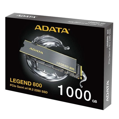 SSD ADATA LEGEND 800 1TB PCIe Gen4 NVMe - Velocidad Extrema para Creadores Digitales