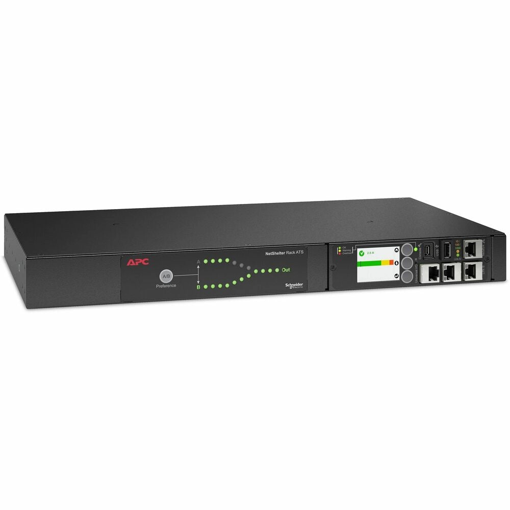 APC NetShelter Rack ATS AP4452A 20A 120V - Transferencia Automática 1U