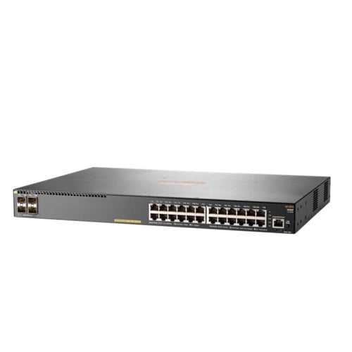 Switch Aruba 2930F 24 Puertos PoE+ Gigabit con 4 SFP - Red Empresarial