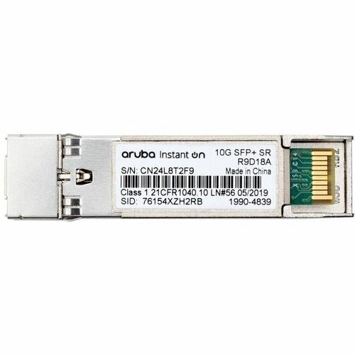Aruba R9D18A Transceiver 10GB SFP+ LC SR - Conectividad Profesional