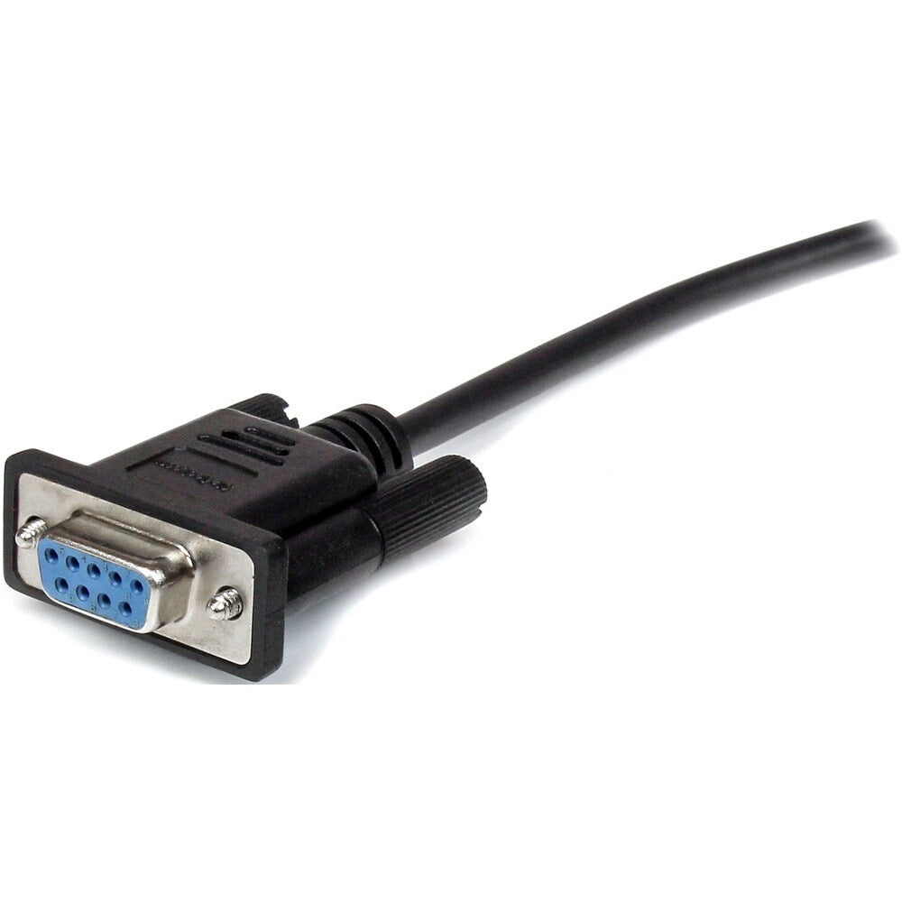 Cable Serial DB9 StarTech MXT1003MBK 3m Macho/Hembra Extensión RS232