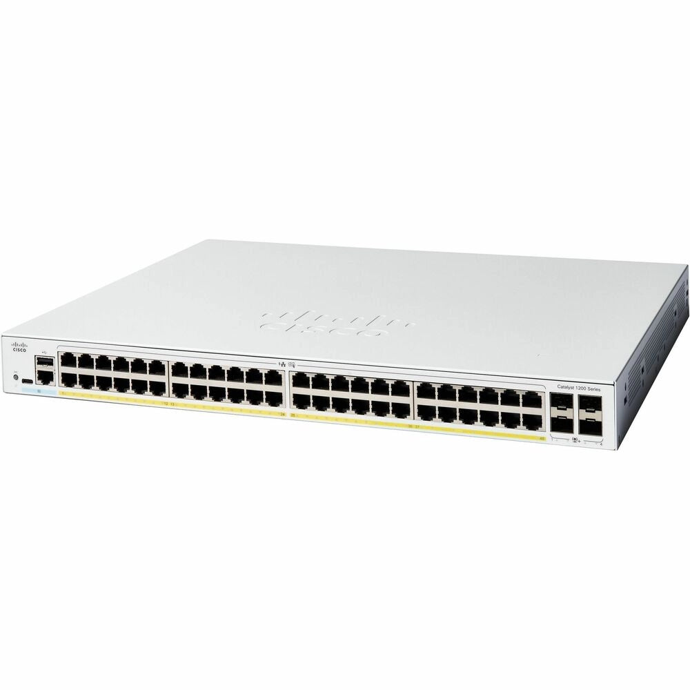 Switch Cisco Catalyst 1200 48 Puertos PoE Gigabit - Red Empresarial Confiable