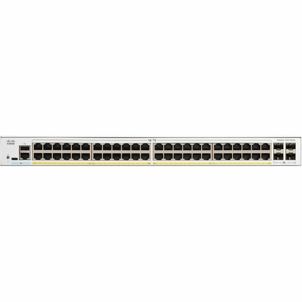 Switch Cisco Catalyst 1200 48 Puertos PoE Gigabit - Red Empresarial Confiable