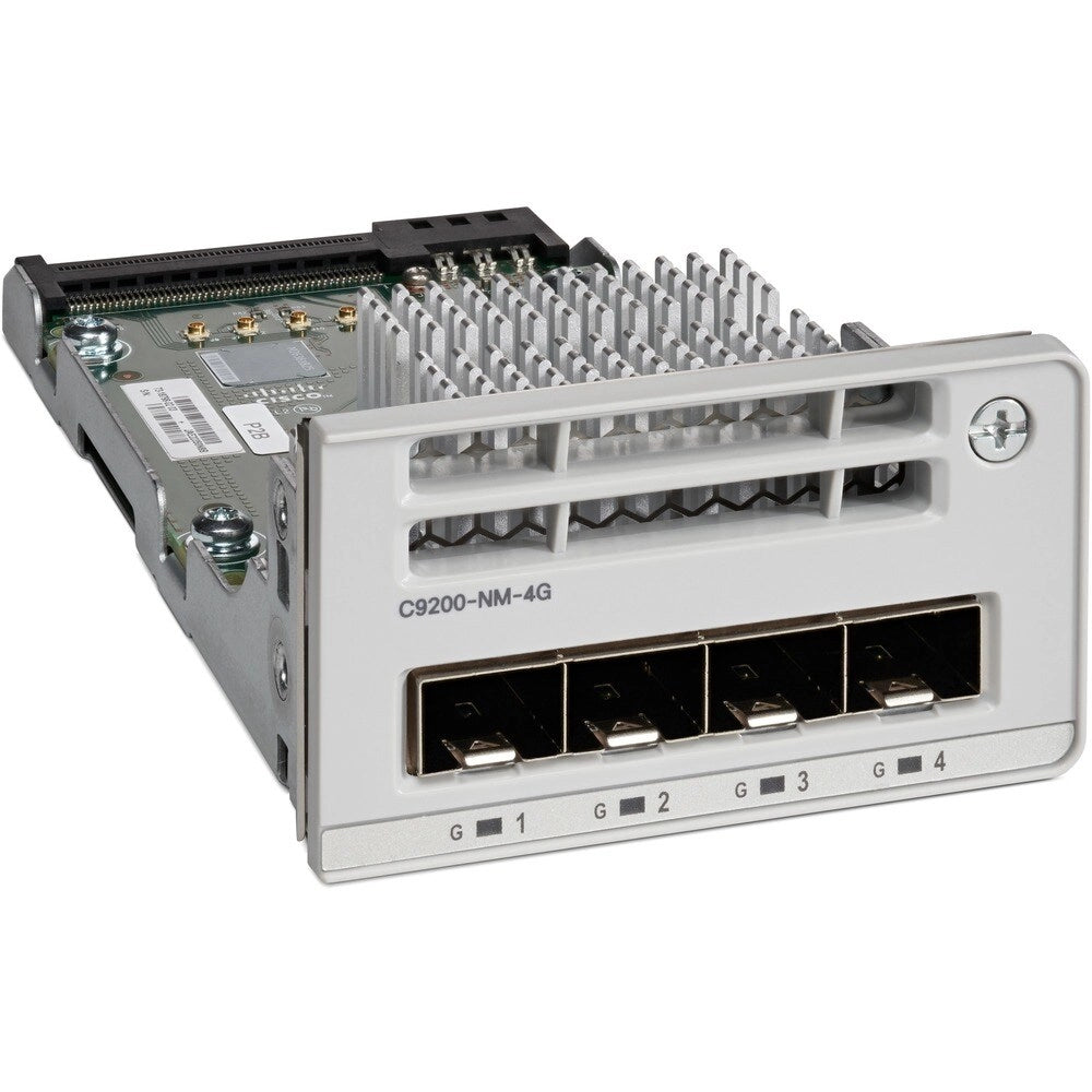 Cisco Catalyst 9200 Módulo de Red 4 Puertos Gigabit SFP - Expansión Profesional