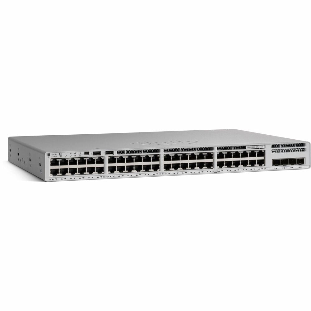 Switch Cisco Catalyst 9200L 48 Puertos PoE+ Gigabit Capa 3 Empresarial