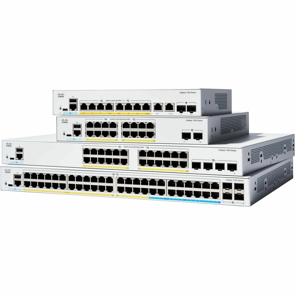 Cisco Catalyst C1300-24T-4G Switch 24 Puertos Gigabit Ethernet Capa 3 para Empresas