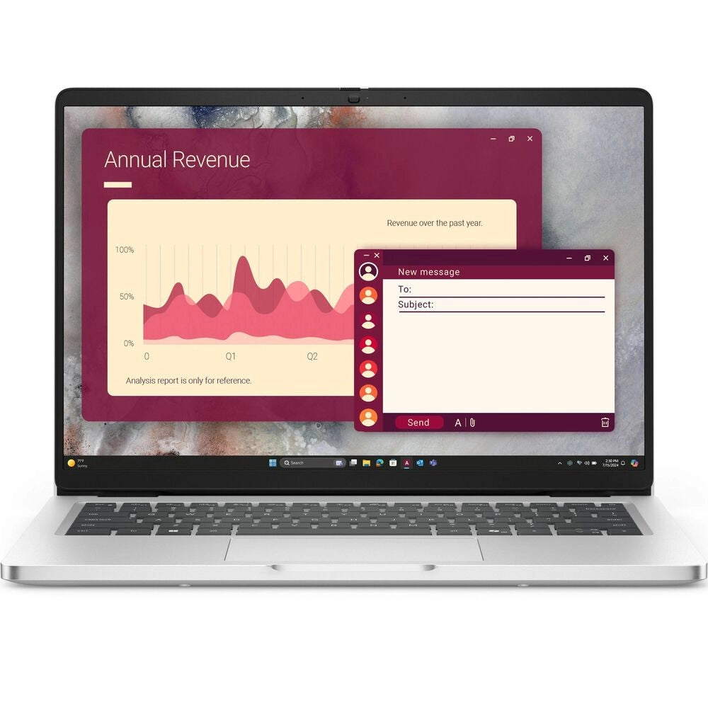 Dell Pro 14 Laptop Empresarial i5 8GB SSD - Ultraligera con Windows 11 Pro y 10h Batería
