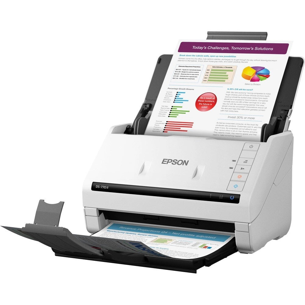 Epson DS-770II Escáner Profesional de Alta Velocidad 45ppm con Alimentador Automático 100 hojas