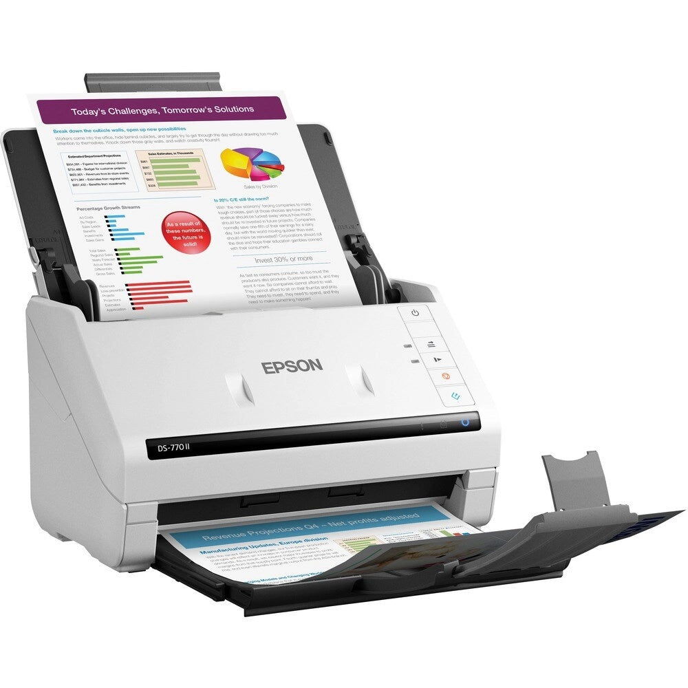 Epson DS-770II Escáner Profesional de Alta Velocidad 45ppm con Alimentador Automático 100 hojas