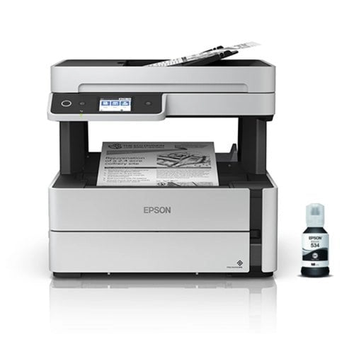 Epson EcoTank M3180 - Multifuncional Monocromática WiFi con Ultra Bajo Costo por Página