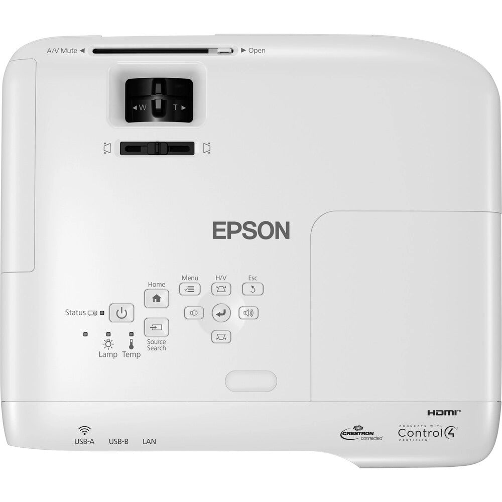 Epson PowerLite 118 Proyector 3LCD 3800 Lúmenes XGA - Ilumina cada aula con claridad profesional