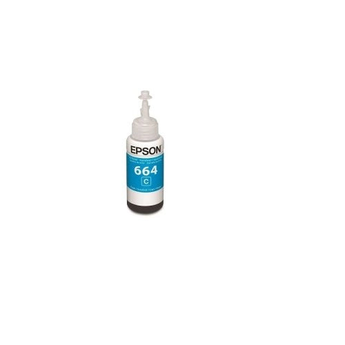 Tinta Original Epson T664 Cyan para L200/L210/L355 - 70ml Rendimiento Garantizado