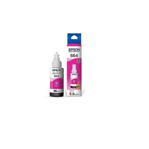 Tinta Original Epson T664 Magenta para L200/L210/L355 - 70ml Rendimiento Garantizado
