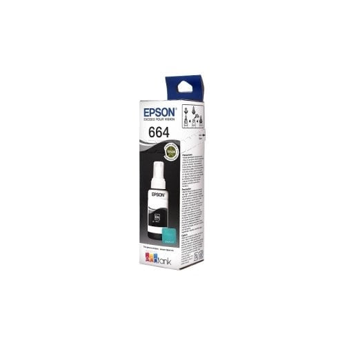 Tinta Original Epson T664 Negro para L200/L210/L355 - 70ml Calidad Profesional Garantizada