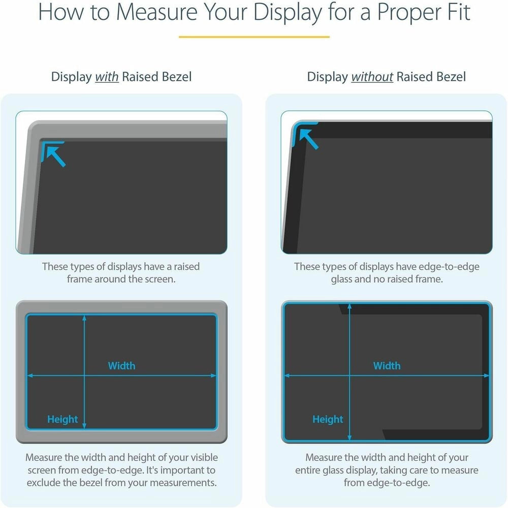 Filtro de Privacidad StarTech 20" Monitor - Protección Visual y Confidencialidad
