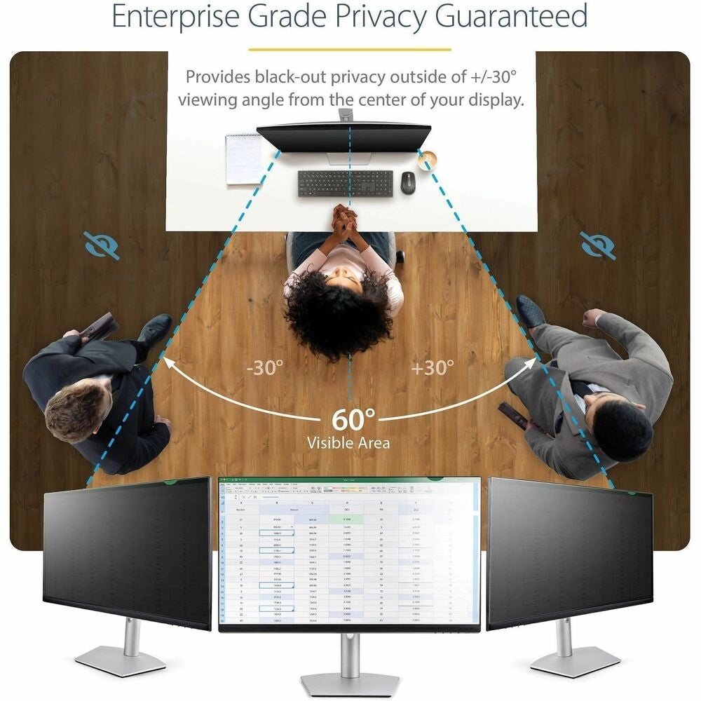 Filtro de Privacidad StarTech 24 Pulgadas con Tecnología Microlouver