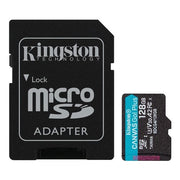 Kingston Canvas Go Plus 128GB microSDXC - Tarjeta Ultra Rápida 200MB/s para 4K y Gaming