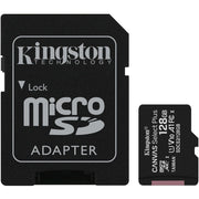 Kingston Canvas Select Plus 128GB MicroSDXC - Tarjeta Memoria Ultra Rápida 100MB/s para Móviles