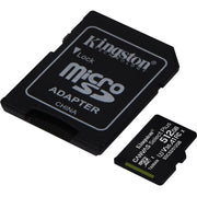 Kingston Canvas Select Plus 512GB microSDXC - Tarjeta Ultra Rápida 100MB/s para Móviles y Cámaras