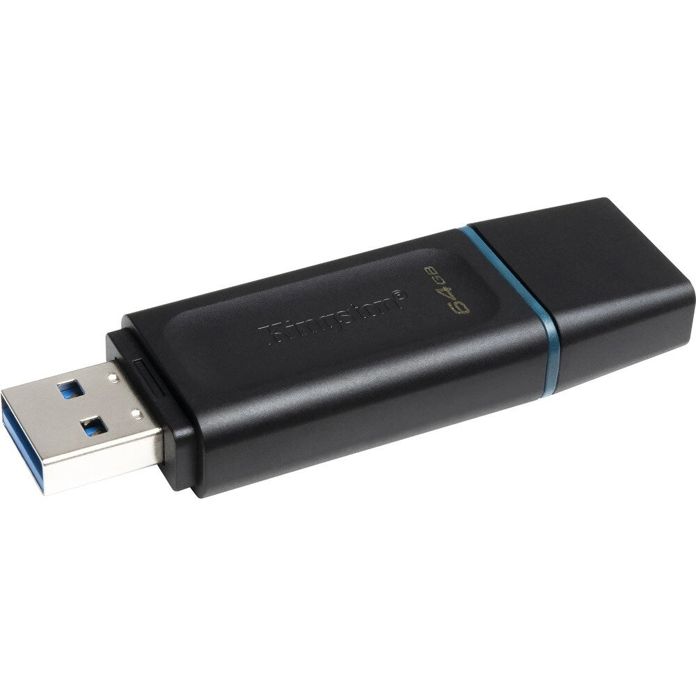 Kingston DataTraveler Exodia 64GB USB 3.2 - Pendrive Ultrarrápido con Tapa Protectora