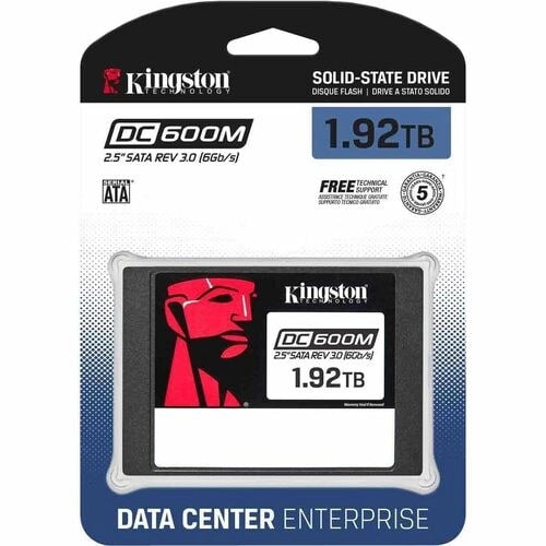 Kingston DC600M SSD 1.92TB SATA - Disco Estado Sólido Empresarial Alta Velocidad y Durabilidad
