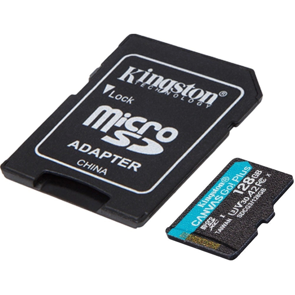 Kingston Canvas Go Plus 128GB microSDXC - Tarjeta Ultra Rápida 170MB/s para Fotos y Videos 4K