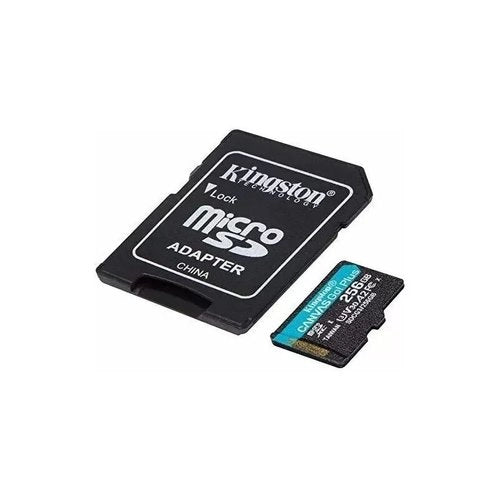 Kingston Canvas Go Plus 256GB MicroSD - Tarjeta Ultra Rápida 170MB/s para Fotos y Video 4K
