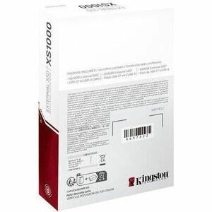 Kingston XS1000 SSD Externo 2TB USB 3.2 Gen 2 Negro - Tu almacenamiento portátil más rápido y compacto