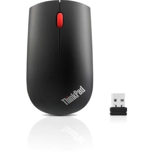 Mouse Inalámbrico Lenovo ThinkPad Essential - Ergonómico Ambidiestro con Precisión 1200 DPI
