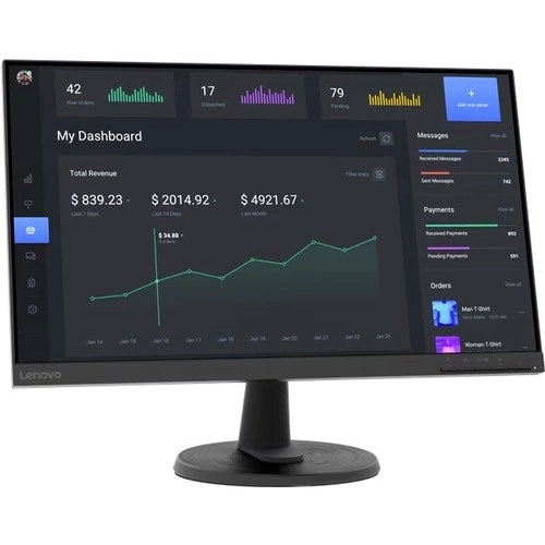 Monitor Lenovo ThinkVision C24-40 23.8" FHD VA 75Hz - Gaming y Productividad sin Fatiga Visual