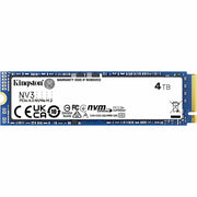 Kingston NV3 SSD 4TB M.2 NVMe PCIe 4.0 - Velocidad 6000MB/s para Gaming y Trabajo