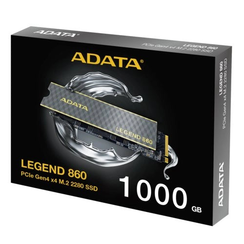 ADATA LEGEND 860 SSD M.2 1TB PCIe 4.0 - Velocidad Extrema Gaming