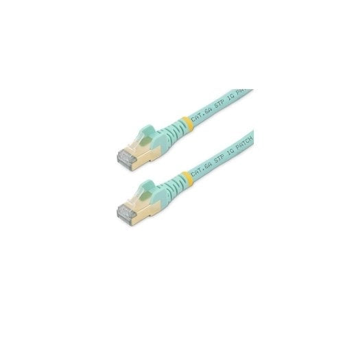 Cable Ethernet Cat6a StarTech 10.6m Blindado 10Gbps - Aqua Profesional