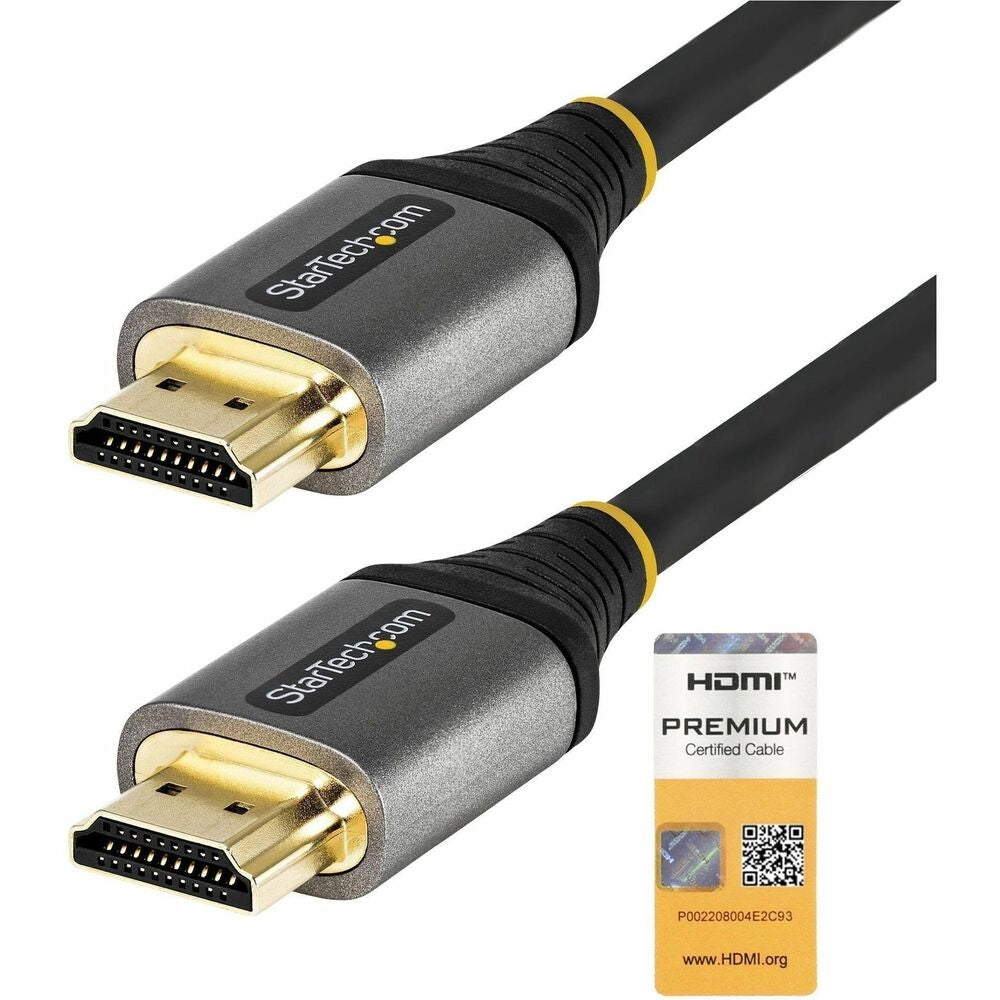 Cable HDMI 2.0 Certificado StarTech 1m 4K 60Hz - Alta Velocidad Premium