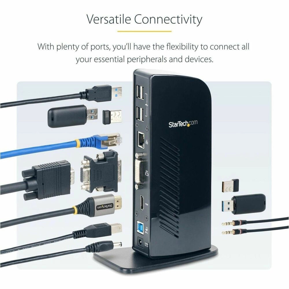 StarTech Docking Station USB 3.0 Universal HDMI/DVI - Transforma tu laptop en workstation