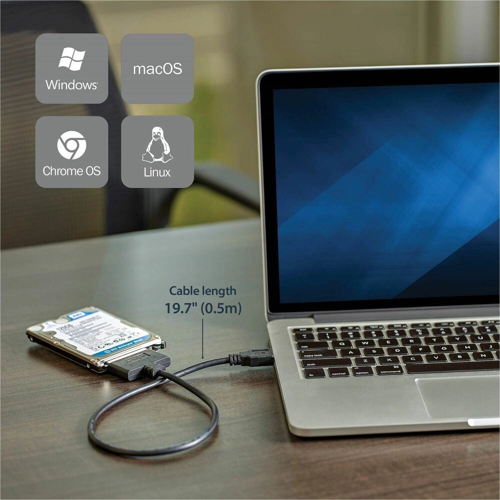 Cable Adaptador USB 3.1 Gen 2 a SATA StarTech 10Gbps para SSD y HDD 2.5"