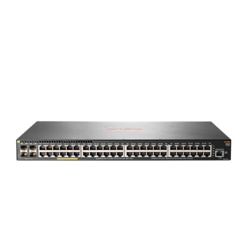 Switch Aruba 2930F 48 Puertos Gigabit PoE+ con 4 SFP - Gestión Inteligente