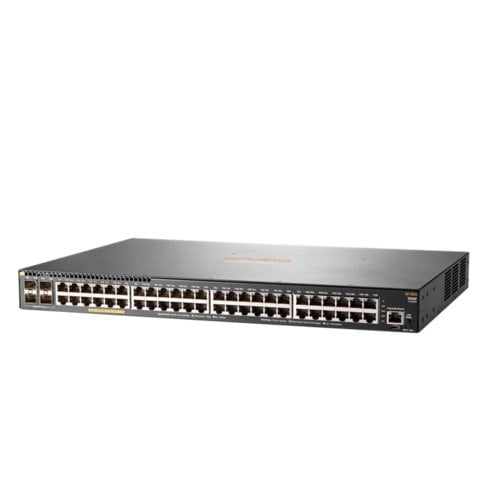 Switch Aruba 2930F 48 Puertos Gigabit PoE+ con 4 SFP - Gestión Inteligente