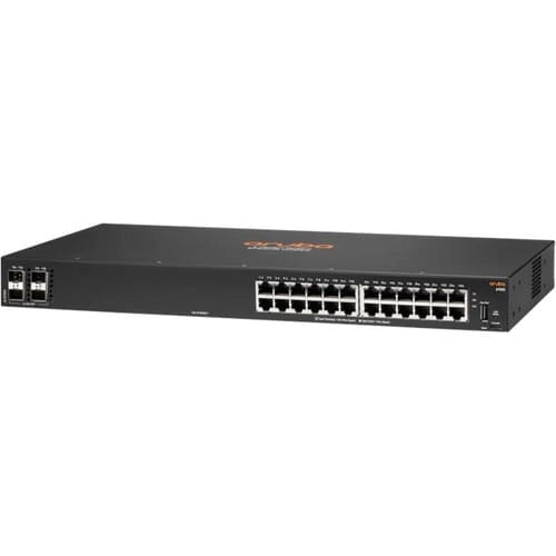 Switch Aruba 6100 24 Puertos Gigabit + 4 SFP+ 10G Empresarial JL678A