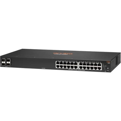 Switch Aruba CX 6000 24 Puertos Gigabit + 4 SFP Empresarial Gestionable