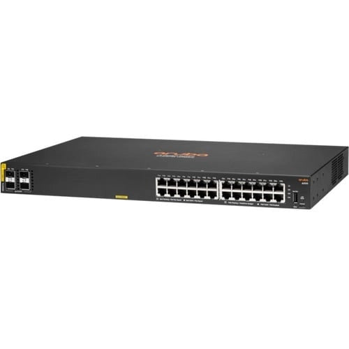 Switch HPE Aruba CX 6000 24 Puertos Gigabit PoE+ 370W Empresarial