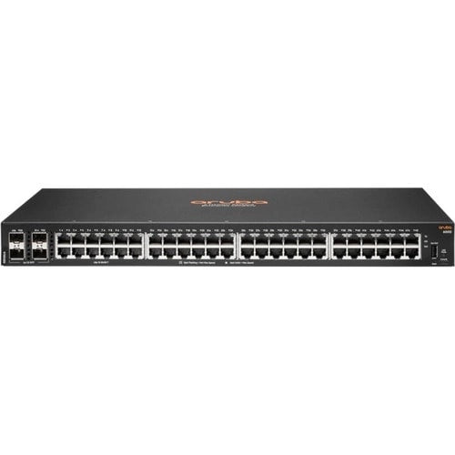 Switch Aruba CX 6000 48 Puertos Gigabit + 4 SFP Empresarial Manageable