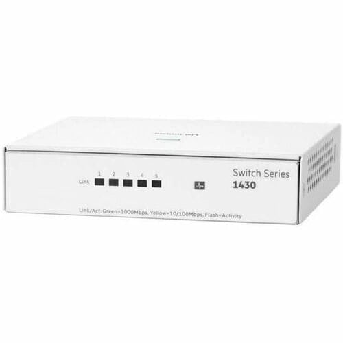 Switch Aruba Instant On 1430 5 Puertos Gigabit - Plug and Play Sin Configuración