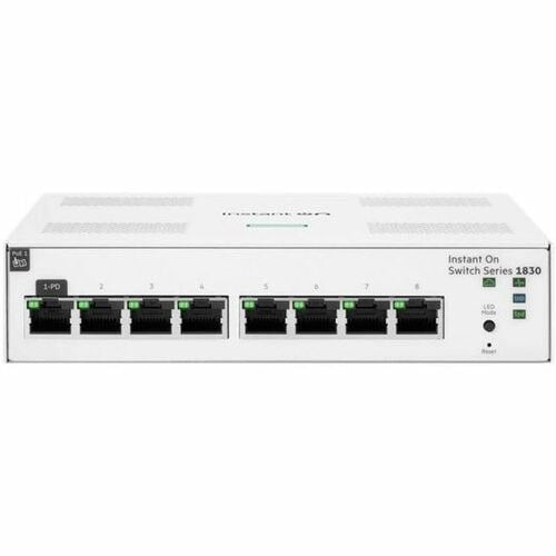 Switch Aruba Instant On 1830 8G JL810A - Gestión Inteligente para Pequeñas Empresas
