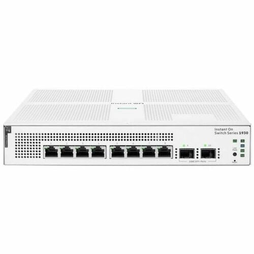 Switch Aruba Instant On 1930 8 Puertos PoE+ 124W con 2 SFP+ Gigabit