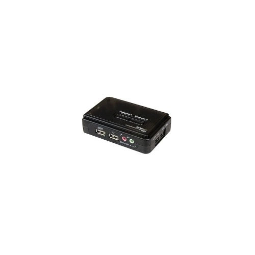 StarTech SV211KUSB - Switch KVM 2 Puertos VGA USB con Audio Integrado